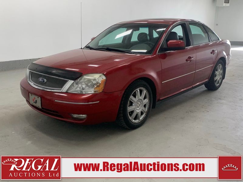 Red 2007 Ford Five Hundred SEL Sedan Front-Wheel Drive
