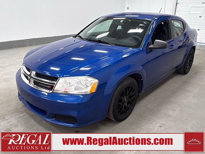 Blue 2013 Dodge Avenger Sedan