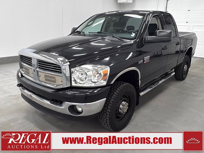 Black 2009 Dodge RAM 2500 SLT Quad Cab 4WD Pickup Truck Four-Wheel Drive Automatic