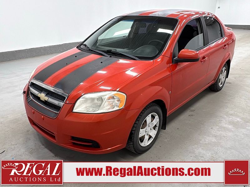 Orange 2009 Chevrolet Aveo Sedan Front-Wheel Drive