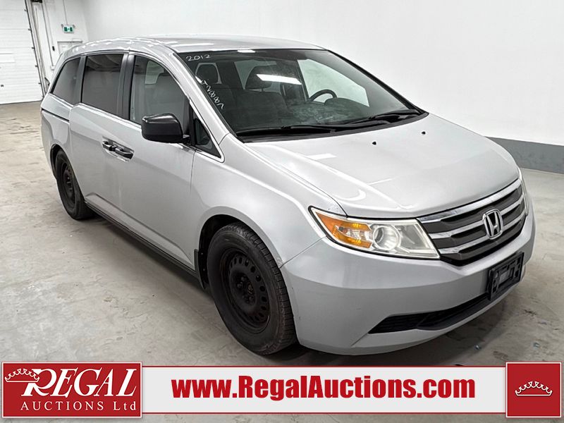 Silver 2012 Honda Odyssey Minivan Front-Wheel Drive Automatic