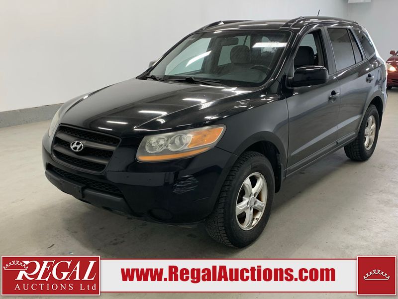Black 2008 Hyundai Santa Fe SUV / Crossover