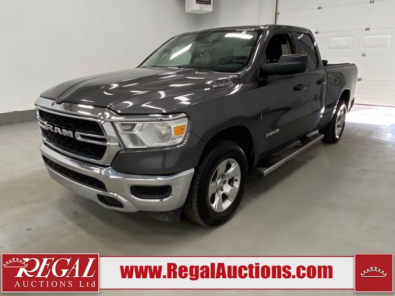 Gray 2019 RAM 1500 Pickup Truck Four-Wheel Drive