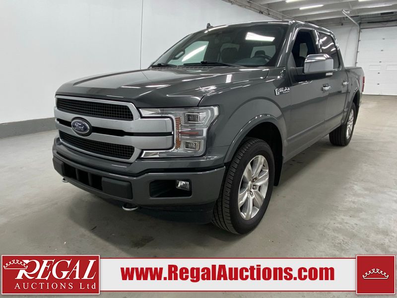 Gray 2019 Ford F-150 Pickup Truck Four-Wheel Drive Automatic