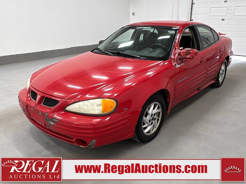 Red 2001 Pontiac Grand Am Sedan Front-Wheel Drive