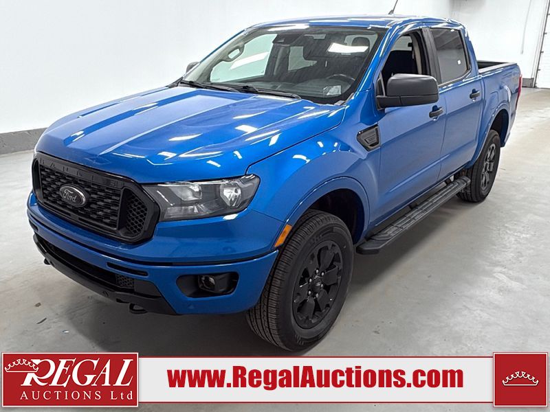 Blue 2023 Ford Ranger Pickup Truck Four-Wheel Drive Automatic
