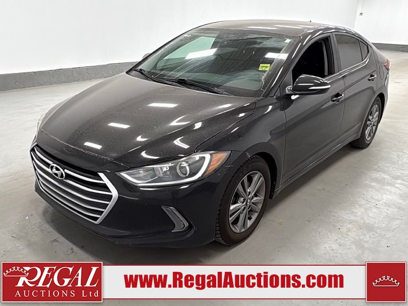 Black 2017 Hyundai Elantra Sedan  