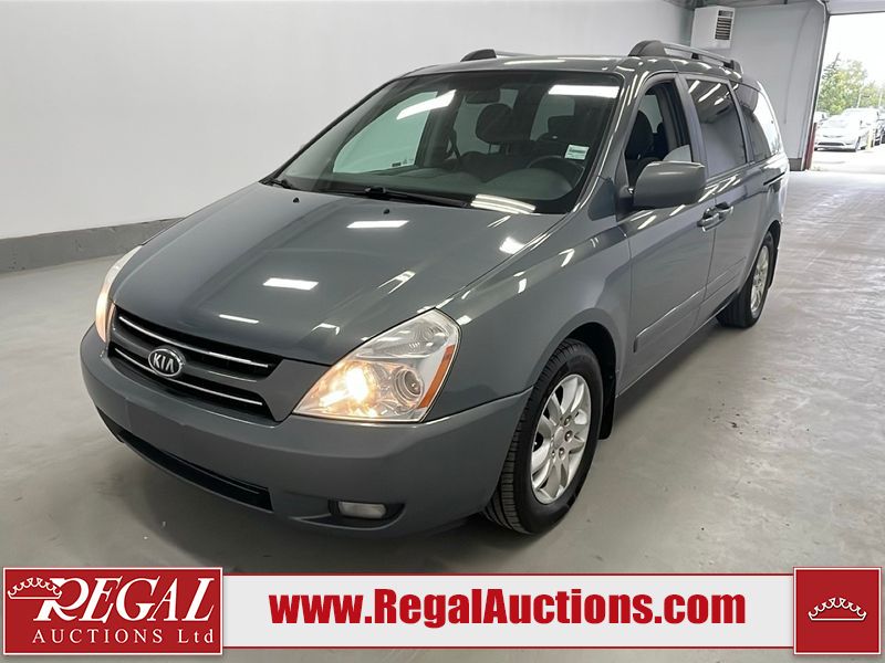 Blue 2007 Kia Sedona Minivan Front-Wheel Drive Automatic