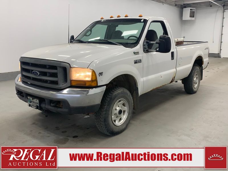 White 1999 Ford F-250 Super Duty Pickup Truck