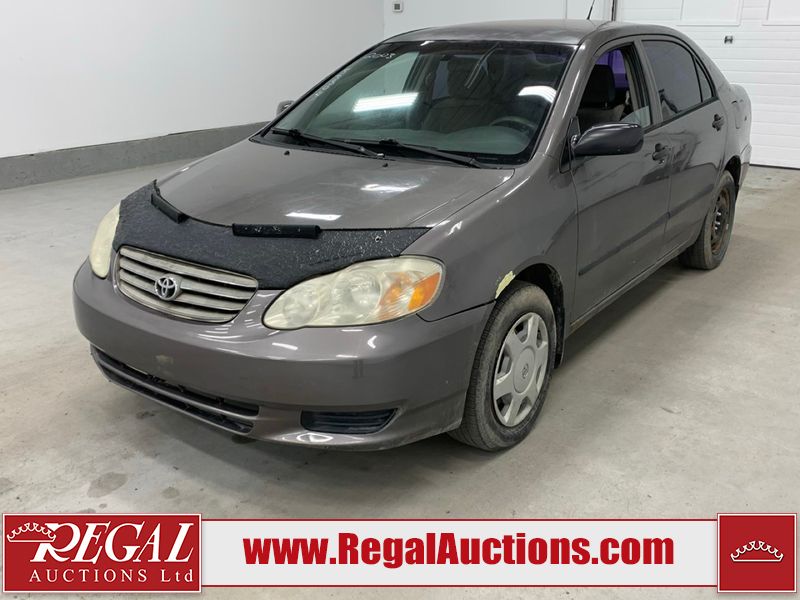 Gray 2003 Toyota Corolla Sedan Front-Wheel Drive 