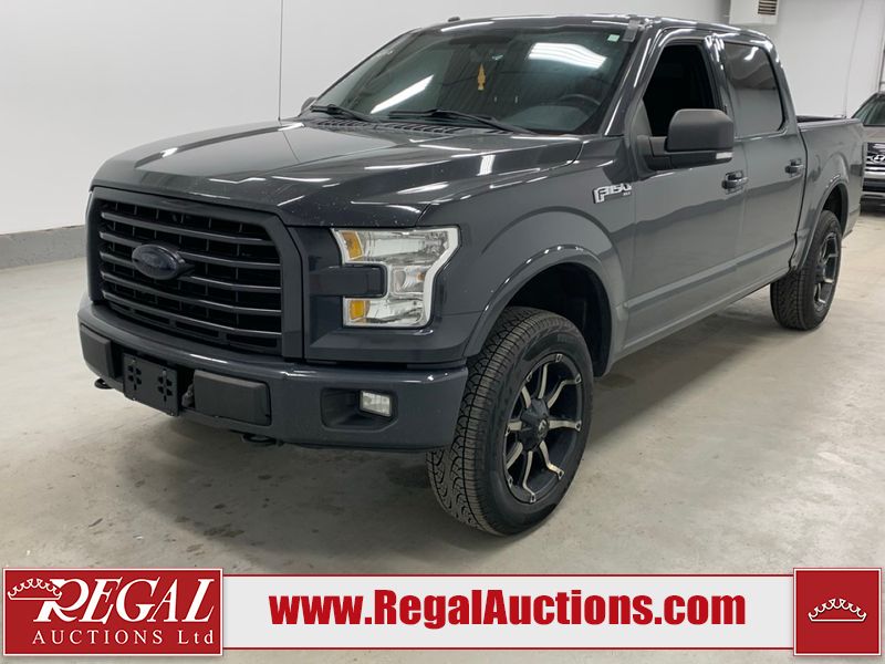 Gray 2016 Ford F-150 Pickup Truck Four-Wheel Drive Automatic