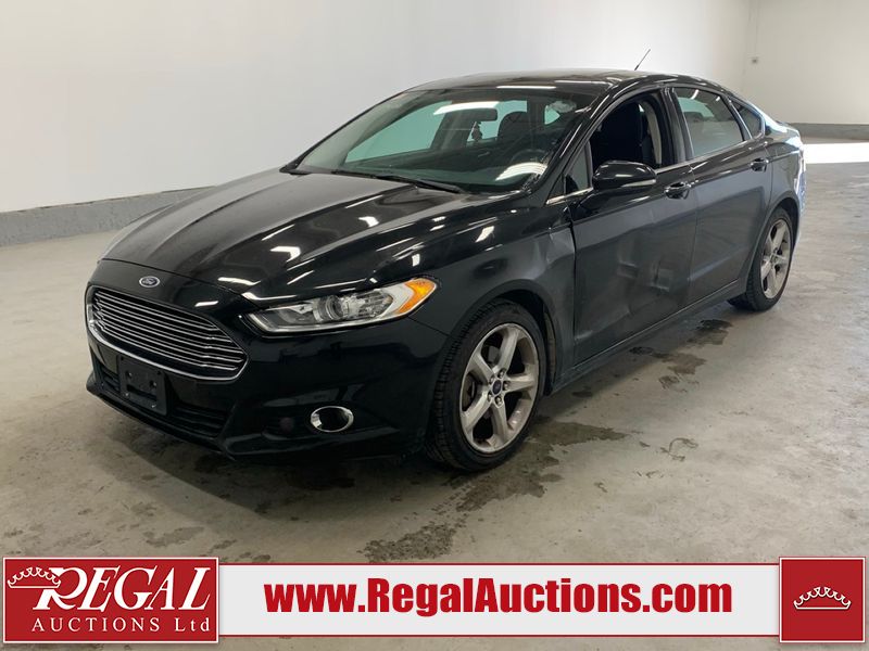 Black 2014 Ford Fusion Sedan Front-Wheel Drive