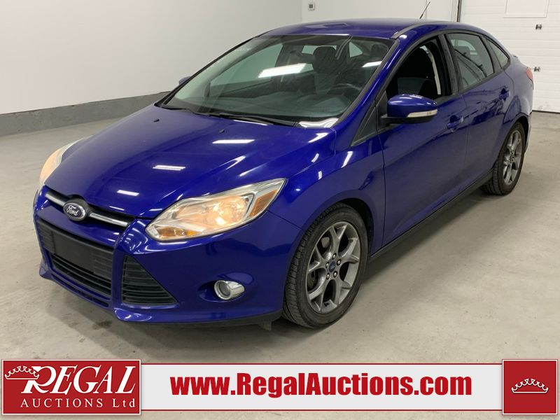 Blue 2014 Ford Focus Sedan Front-Wheel Drive