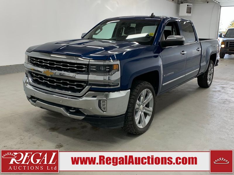 Blue 2017 Chevrolet Silverado 1500 Pickup Truck Four-Wheel Drive