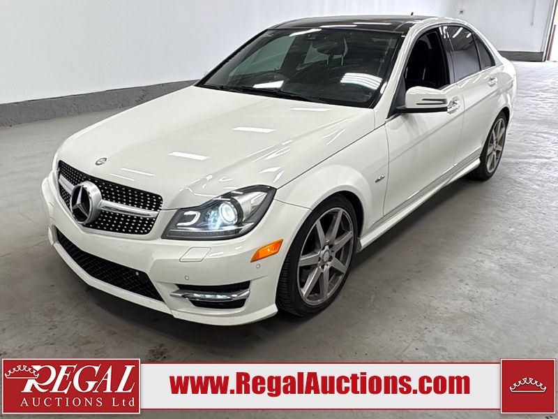 White 2012 Mercedes-Benz C-Class Sedan