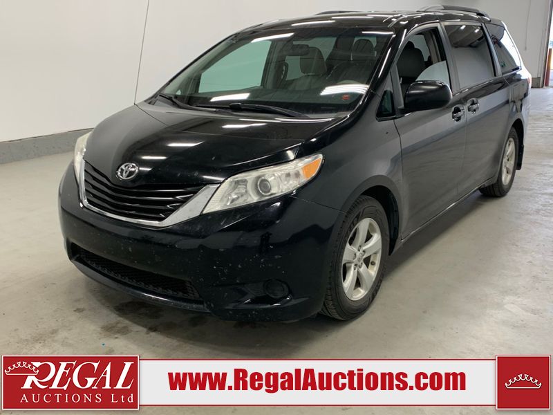 Black 2014 Toyota Sienna Minivan Front-Wheel Drive