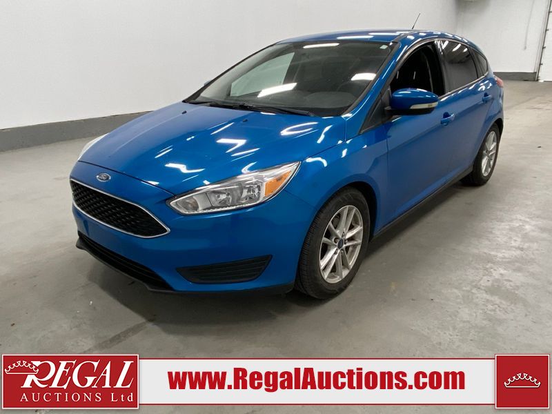 Blue 2015 Ford Focus Hatchback Front-Wheel Drive 