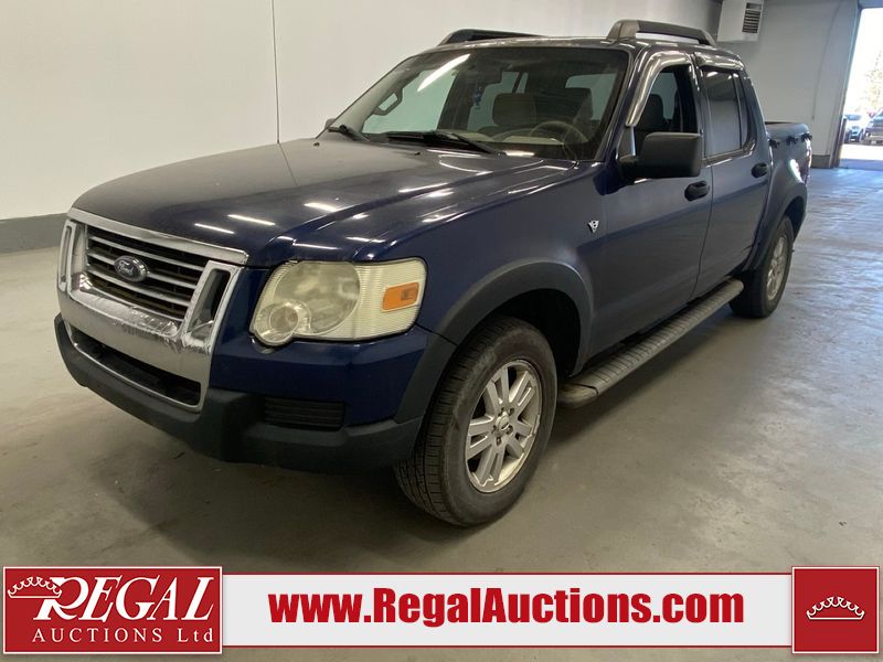 Blue 2007 Ford Explorer Sport Trac Pickup Truck Four-Wheel Drive
