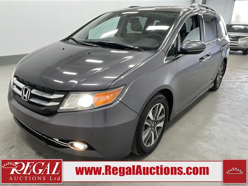 Silver 2015 Honda Odyssey Minivan  
